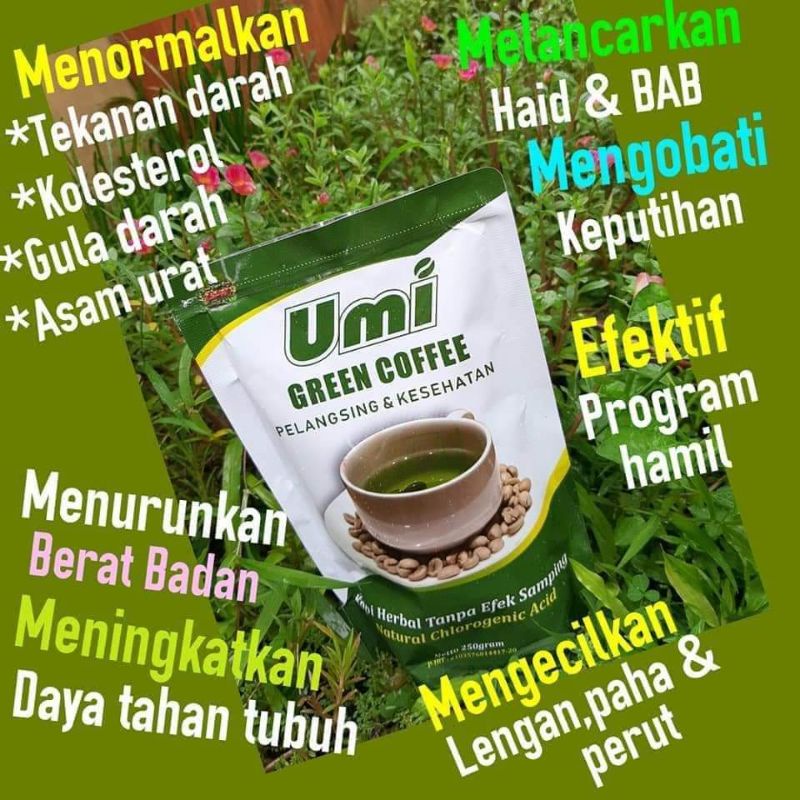 

Penurun Berat Badan Herbal UGC Umi Green Coffee 100% Kopi Asli Original ber ID
