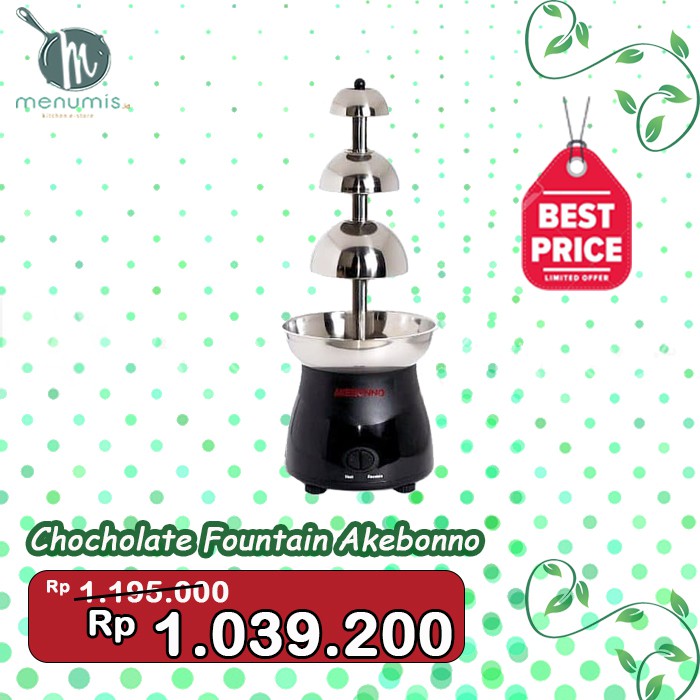 

AKEBONNO Chocholate Fountain CF-04015 / Cokelat Fountain Murah