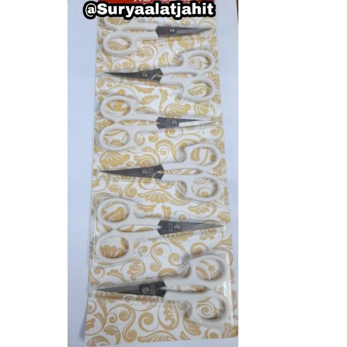 

COD Gunting Bordir 4.5" DJ133 ujung lengkung kwalitas bagus =rp.15.000/1pcs