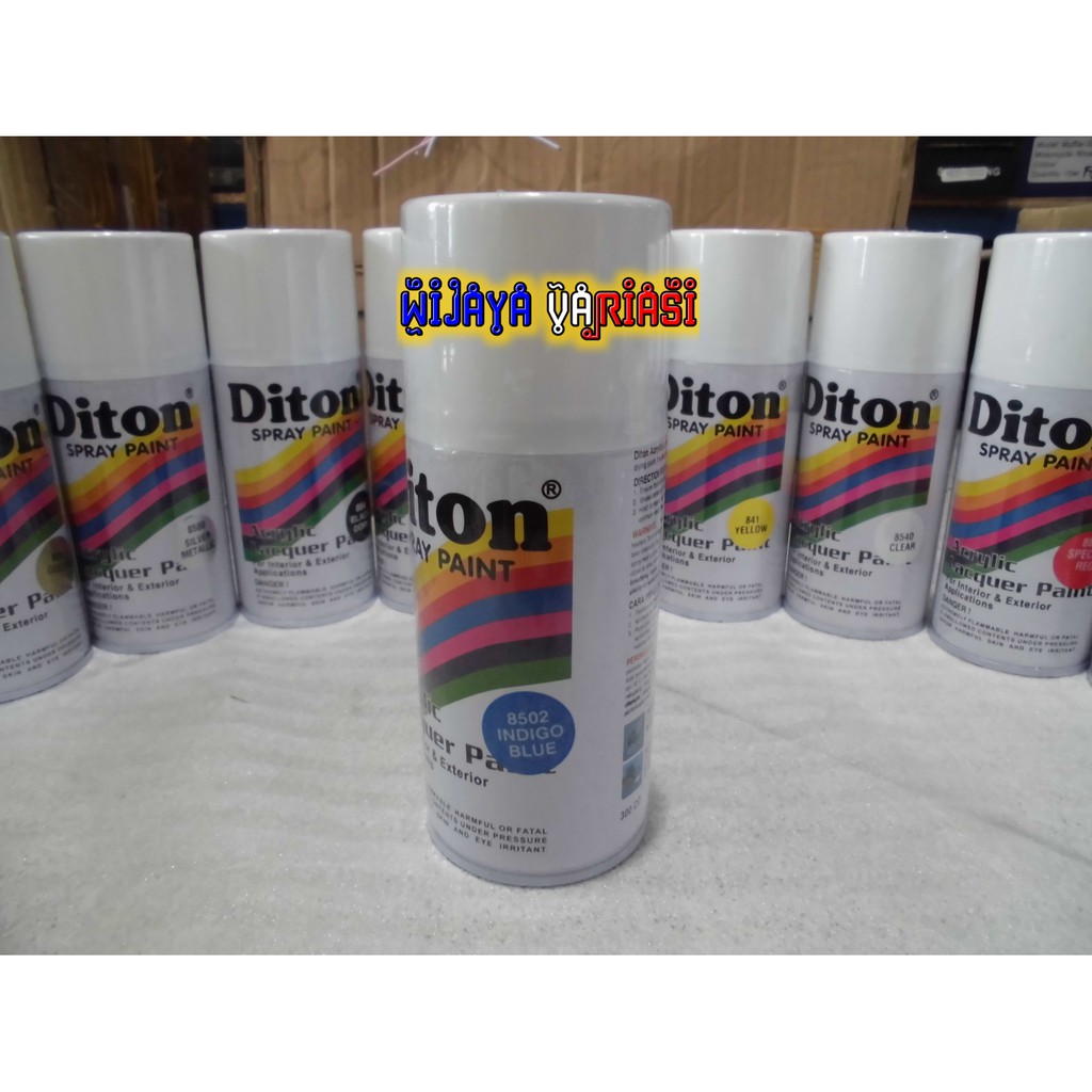 

DITON SPRAY PAINT PYLOX COLOUR 8502 INDIGO BLUE 300CC