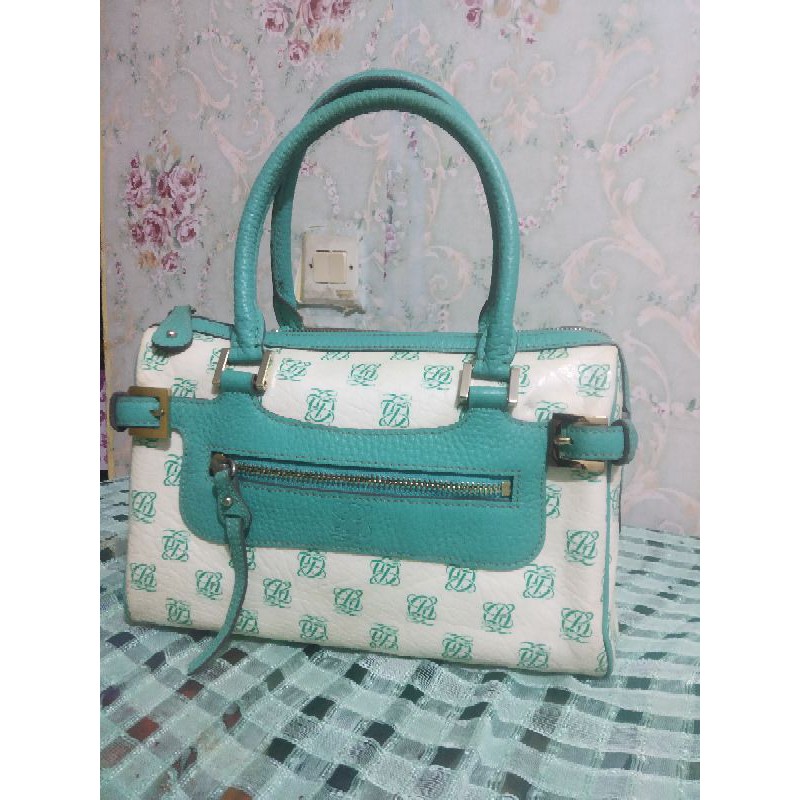 Authentic Louis quartoze full leather handbag preloved made in paris