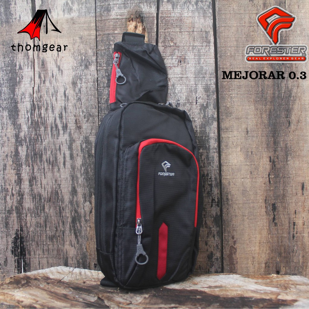 Thomgear Forester Sling Bag Majorar 0.3 Plus Cover Bag Original Tas Selempang Bahu 10140