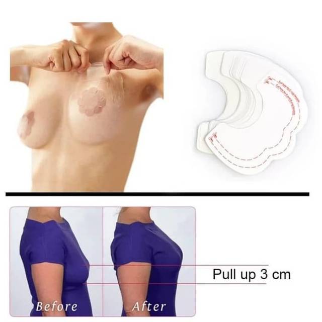 Sepasang Push up bra tape