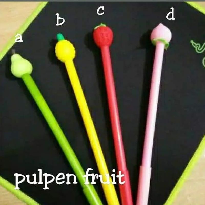 

{LB} pulpen fruit / pulpen cantik / pulpen unik