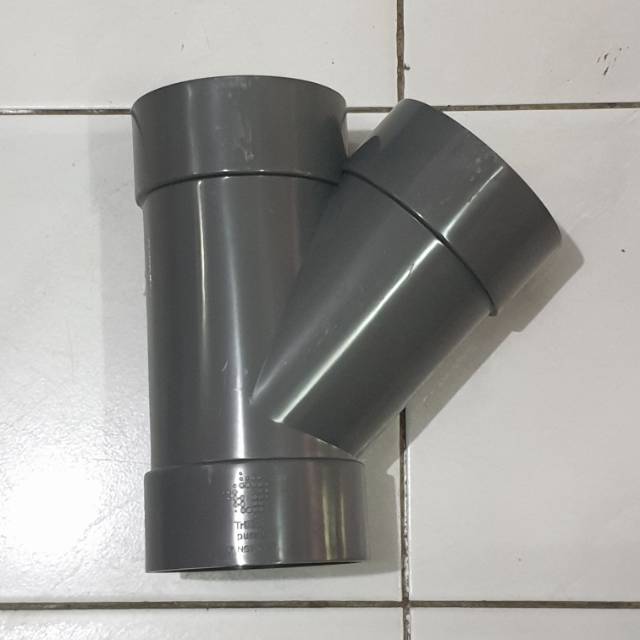 Te Y 4" -45° / Tee pvc 4 in 45