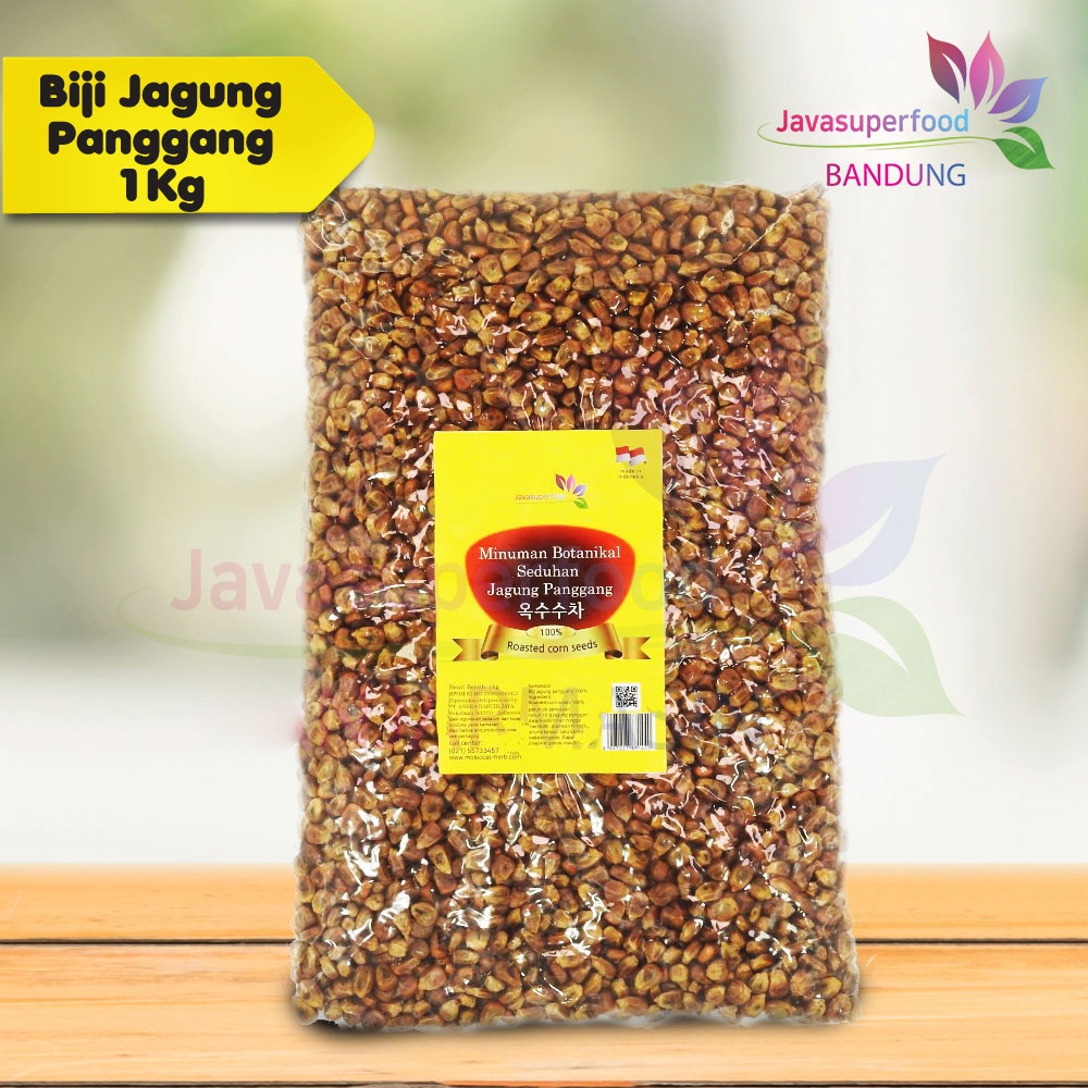 Teh Biji Jagung Panggang Korea Utuh 1kg Lokal / Roasted Corn Seeds 1Kg