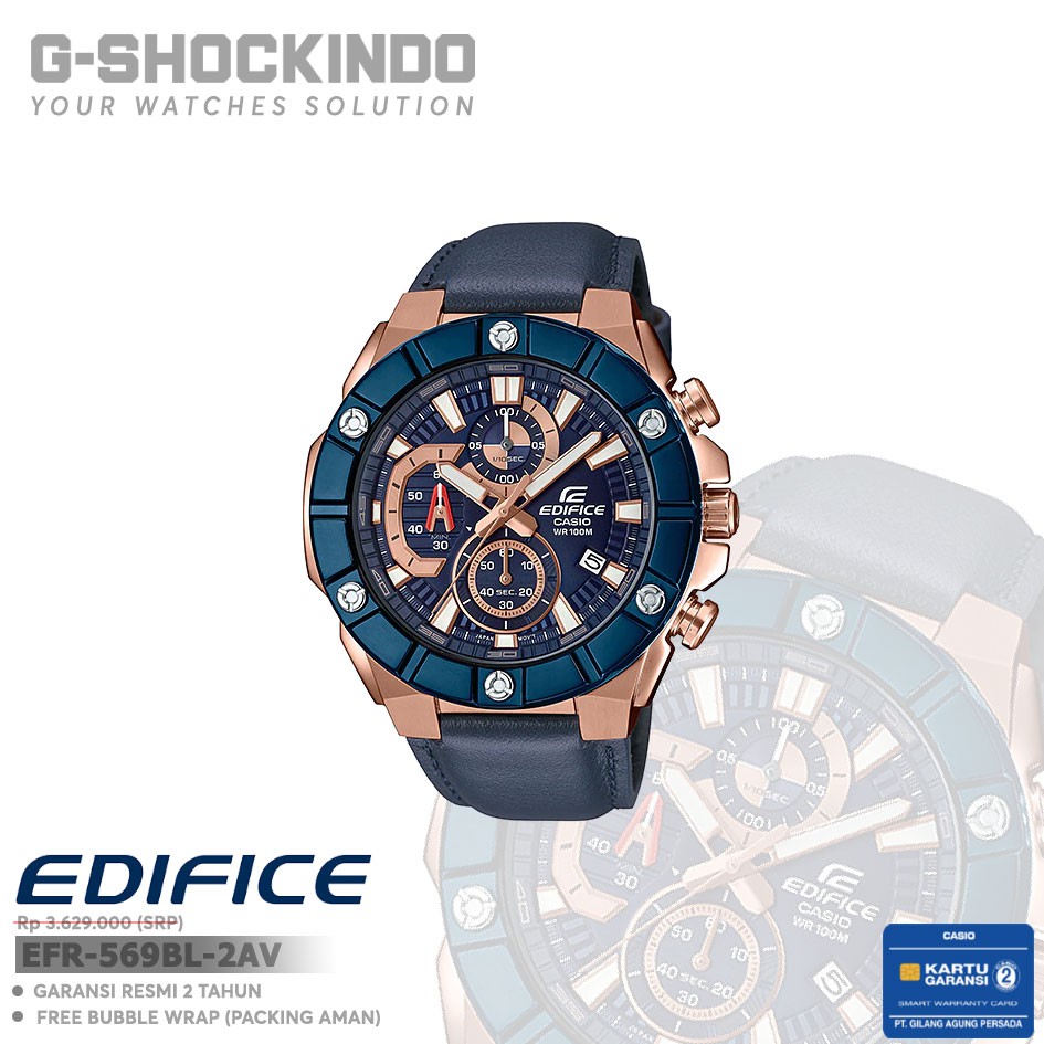 Casio Edifice EFR-569BL-2AV / EFR-569BL-2AVUDF Original