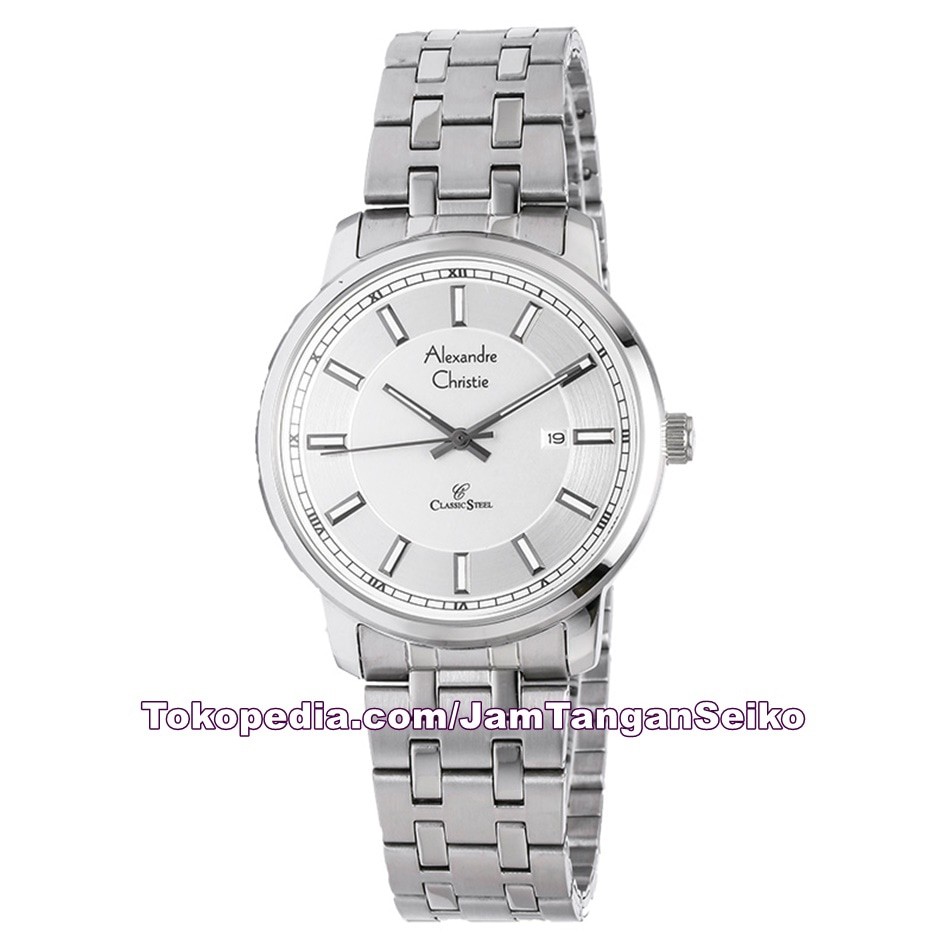 Jam Tangan Pria Alexandre Christie AC 8511 MD BSSSL Original Stainless