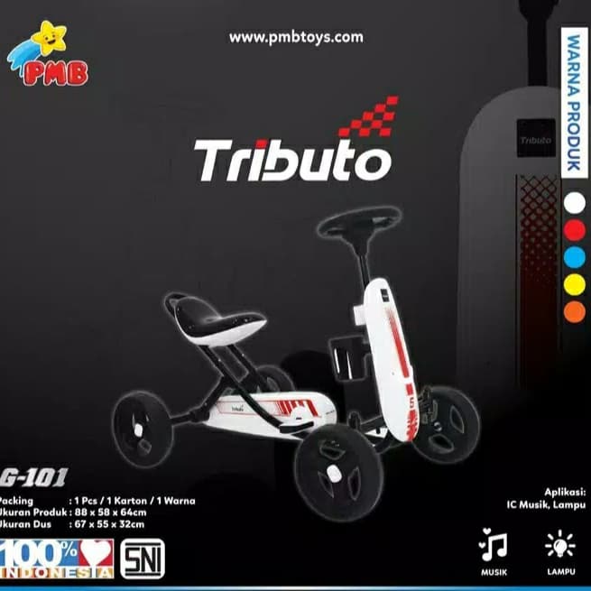 Mainan Anak Gokart Tributo G-101 PMB Murah