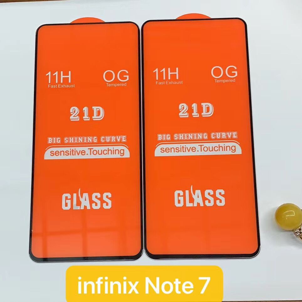 Tempered Glass Infinix Note 7 Full Cover (6.95 inch)
