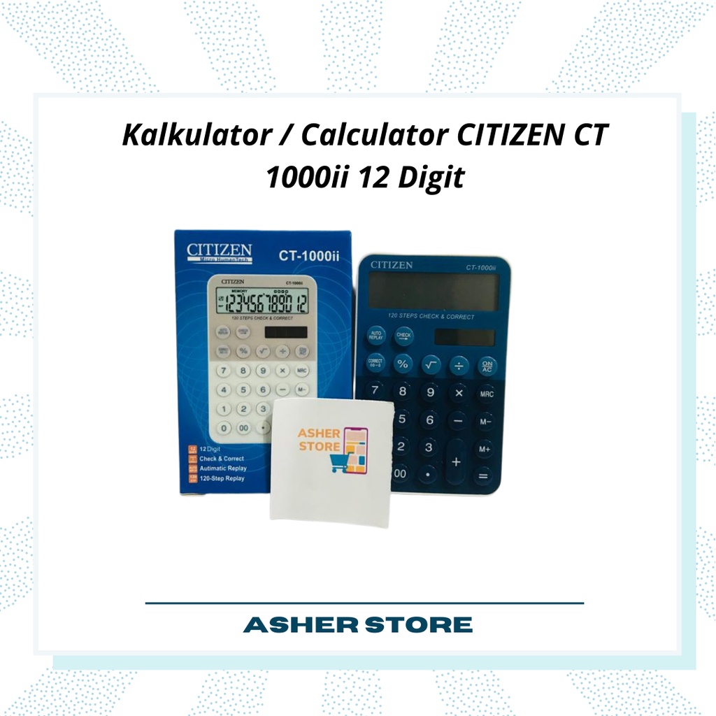 

Kalkulator / Calculator CITIZEN CT 1000ii 12 Digit