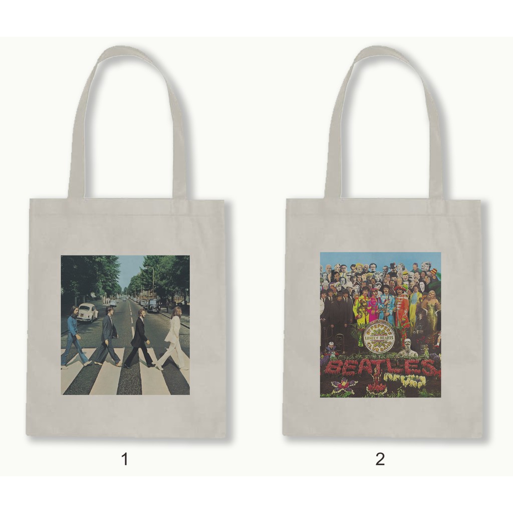 TOTE BAG RESLETING - THE BEATLES series.02