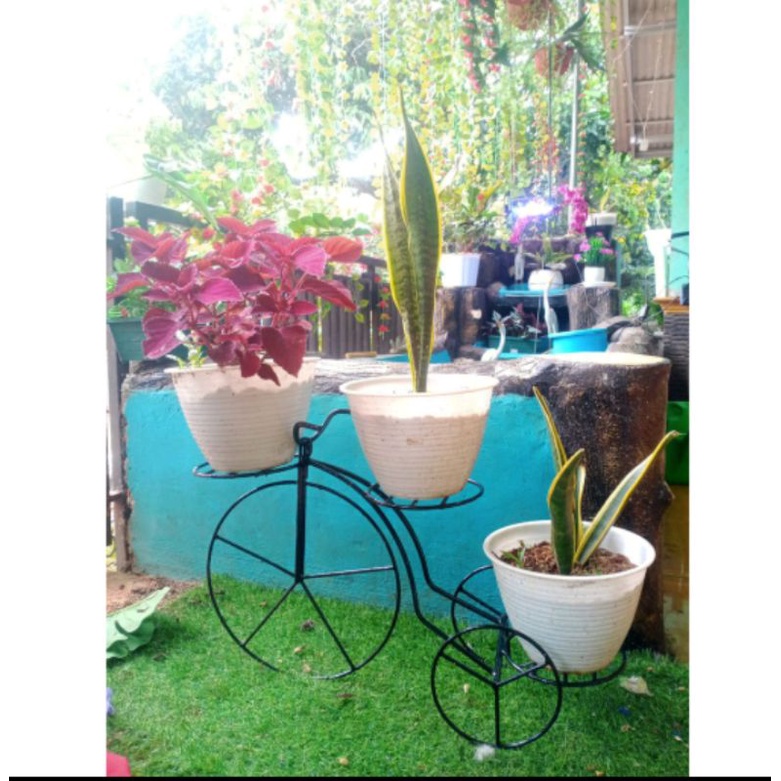 Rak bunga sepeda rak pot bunga rak pot besi