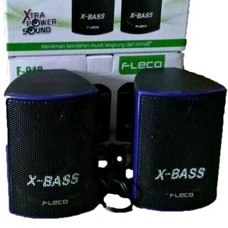 SPEAKER AKTIF FLECO F-018 XTRA BASS - SPEAKER KOMPUTER F018