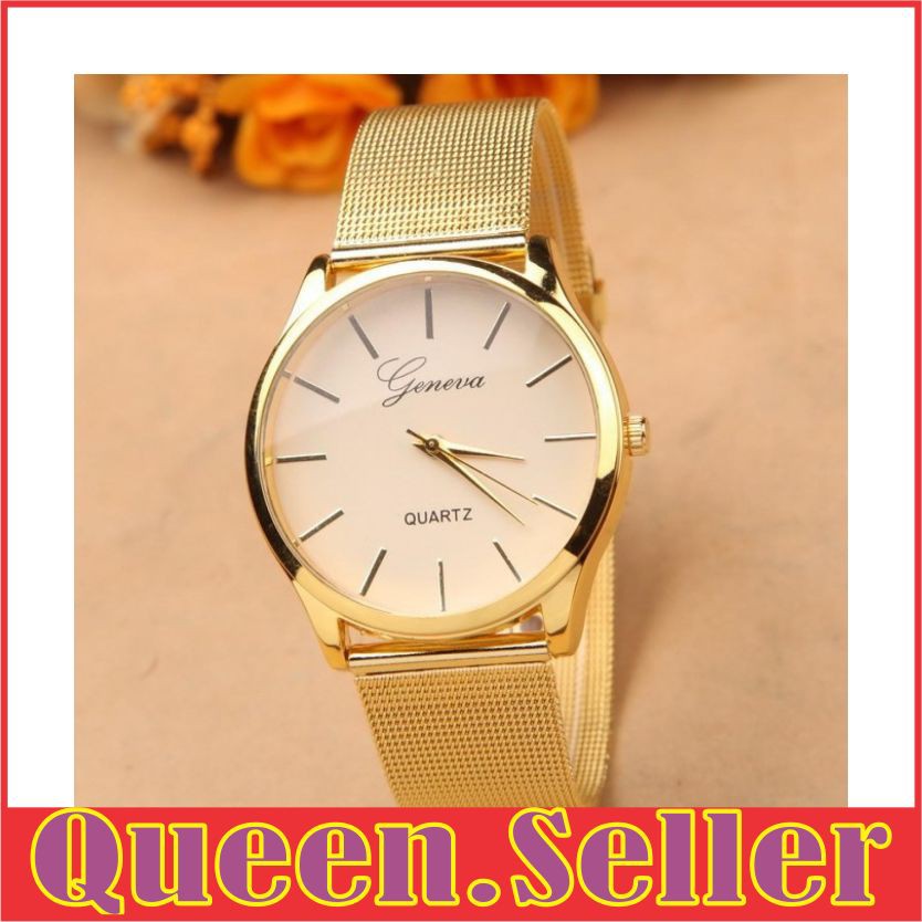 QS822 fashion wanita jam tangan wanita ORIGINAl Geneva Jam Tangan Analog - YQ001GD