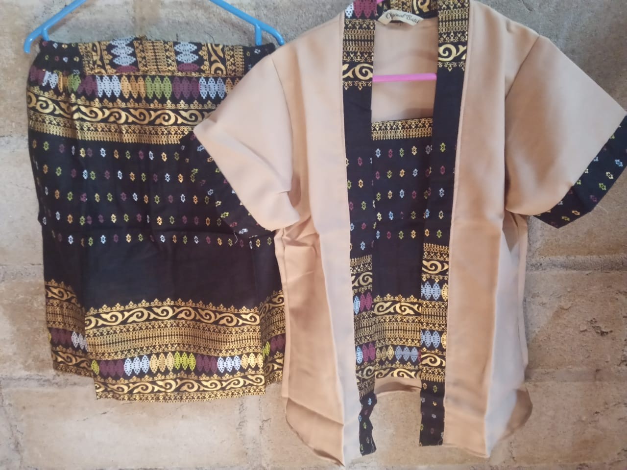 Maura Couple - Sania Ruffle Batik Couple Ori Ndoro Jowi Dnt Garansi