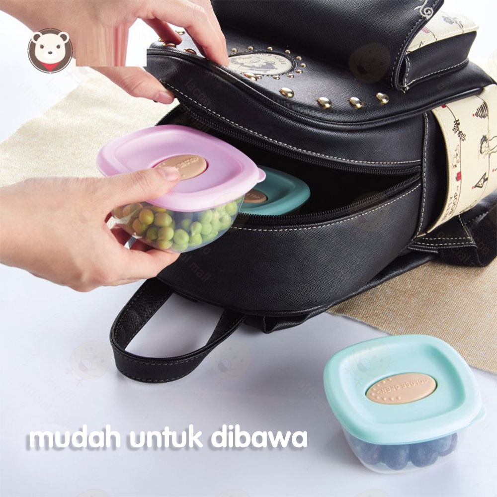 Lacoo 4in1 Tempat makan bayi/Food container mpasi BPA FREE/Mpasi peralatan makan bayi