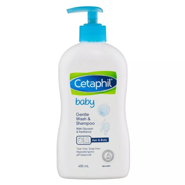 Cetaphil Gentle Wash &amp; Shampoo - 400ml [Glycerin &amp; Panthenol]
