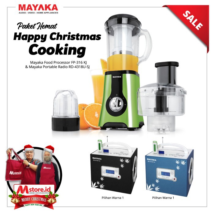 

Paket Happy Christmas Cooking FP-316 KJ RD-4318U SJ RD-4319U SJ M1