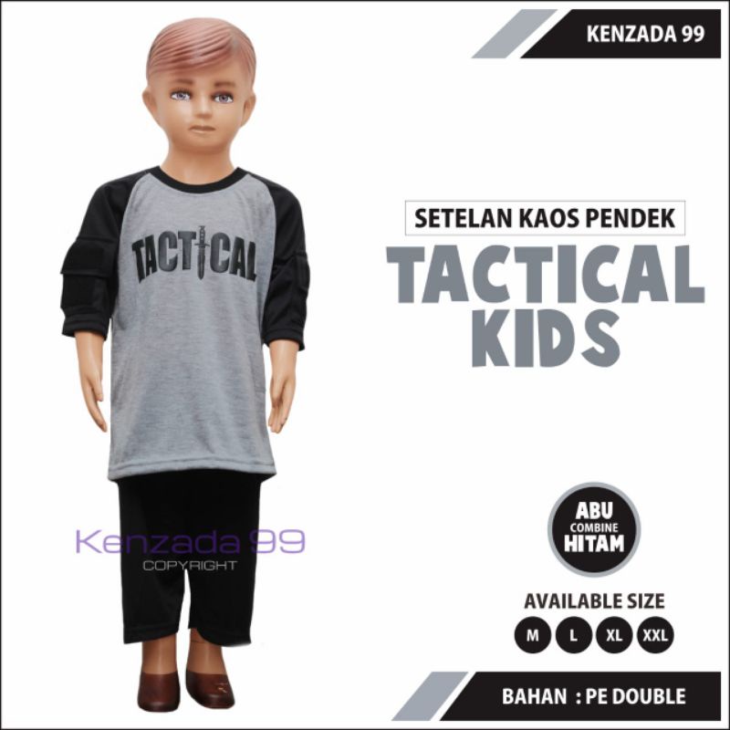 [✅COD] KAOS ANAK TACTICAL SETELAN KAOS ANAK PENDEK