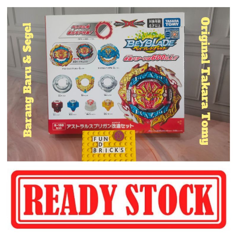 Takara Tomy Beyblade B-188 Burst Astral Spriggan Customize Set