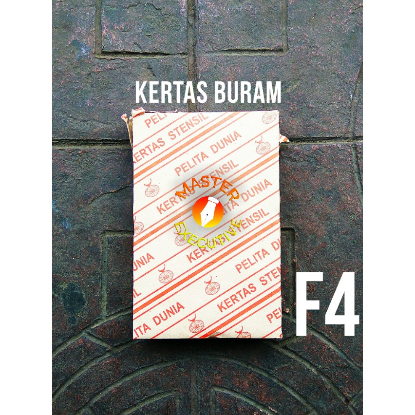 

Unik Pelita Dunia Kertas Stensil F4 / Folio Buram 215 x 330 mm - Bukan HVS Limited