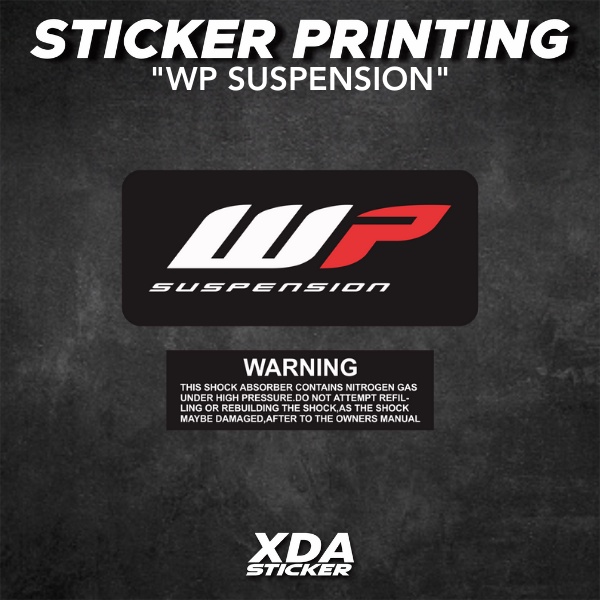 

STIKER/STICKER PRINTING WP SUSPENSION BLACK UNTUK SHOCK BELAKANG