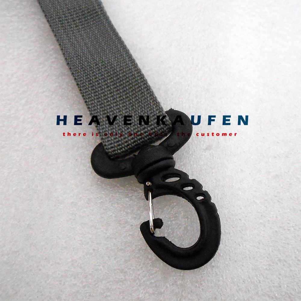 Strap Tas Pria / Tali Selempang Slempang Selempangan Tas Pria Lebar 2,5 cm Abu - Abu