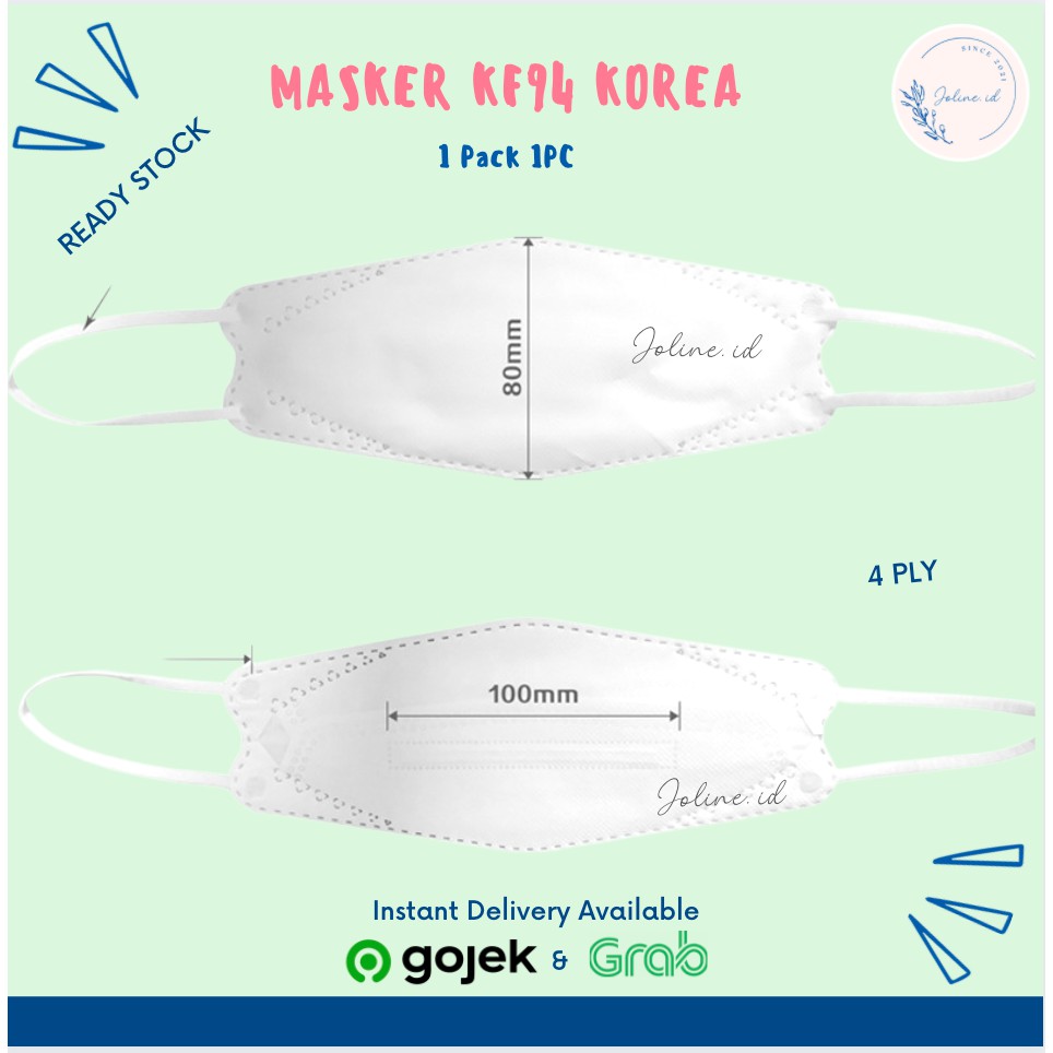 Originall!!! Masker KF94 Impor Packing Seal/ KF94 Korea / KF94 Mask