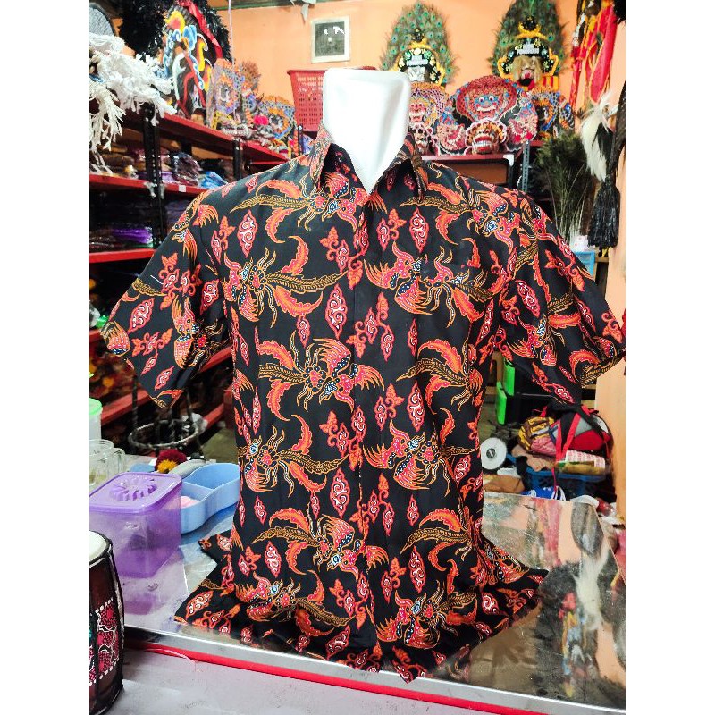 baju batik / baju / kemeja / barongan / pecut / ganongan / topeng ganong / warok / sh / psht / devil