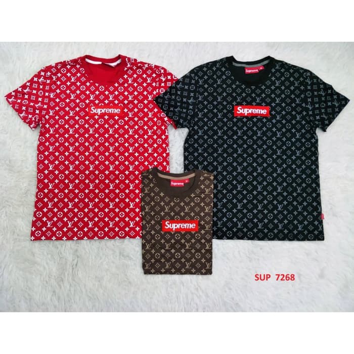 t shirt Supreme Lv premium Original Quality / unisex