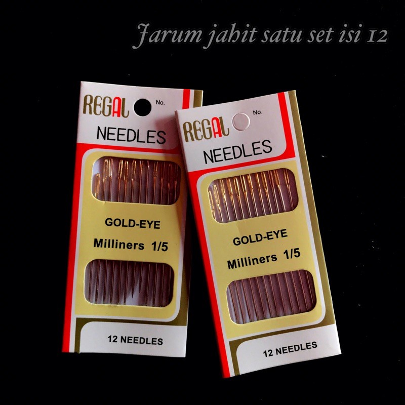 JARUM JAHIT REGAL GOLD EYE MILLINERS 1/5