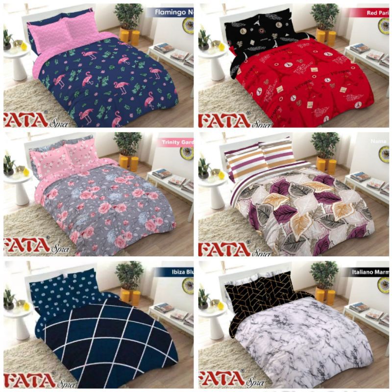 FATA Bed Cover Set FATA Minimalis Ukuran Single 120x200 | Shopee Indonesia