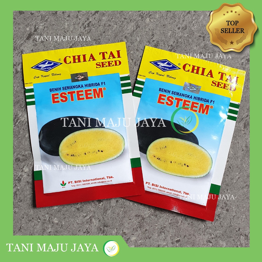 Benih Semangka Esteem F1 20 gram Bibit Semangka Kuning Inul Tahan Virus
