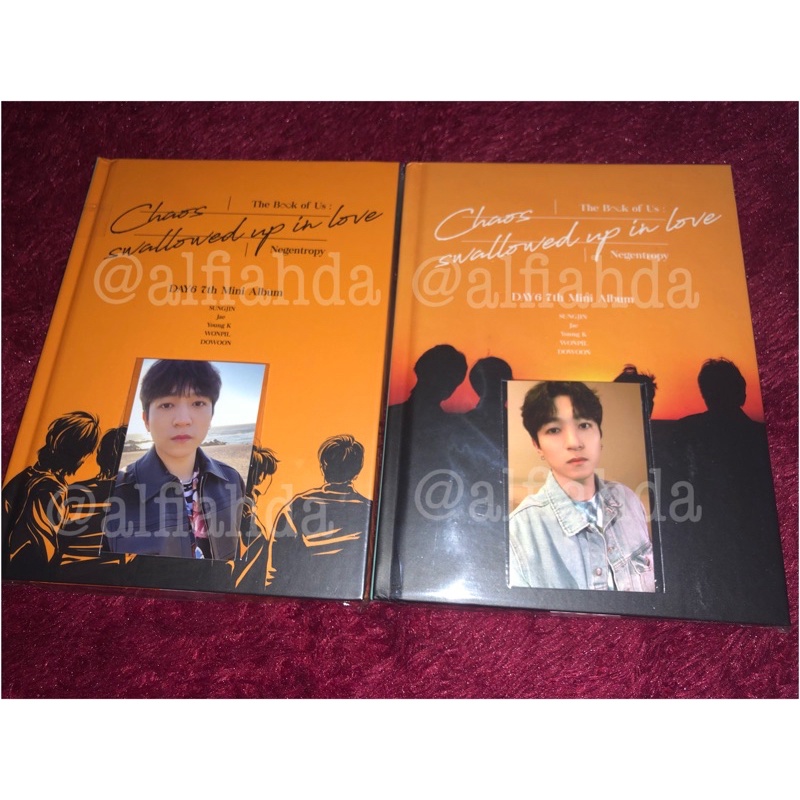 Album unsealed DAY6 Negentropy Fullset PC Sungjin