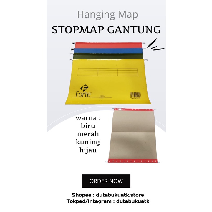 

Hang Map / Hanging Map / Stop Map Gantung Forte 5003 / Suspension File Holder Folio
