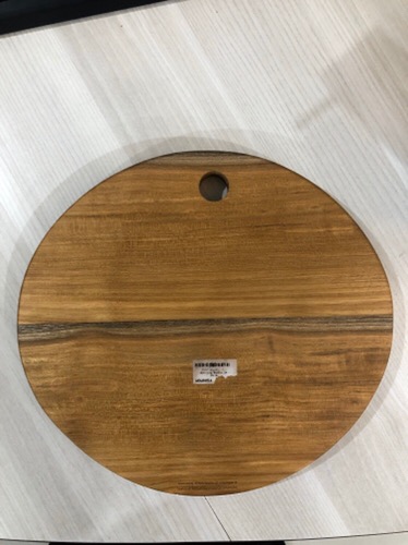 Brewsuniq - Teak Wooden Oval Serving Board 28 X 25.6cm / Kayu Talenan