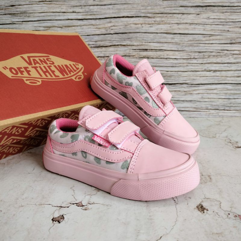 SEPATU ANAK VANS OLDSKOOL PINK PREMIUM HIGH QUALITY SEPATU ANAK PEREMPUAN KADO ANAK