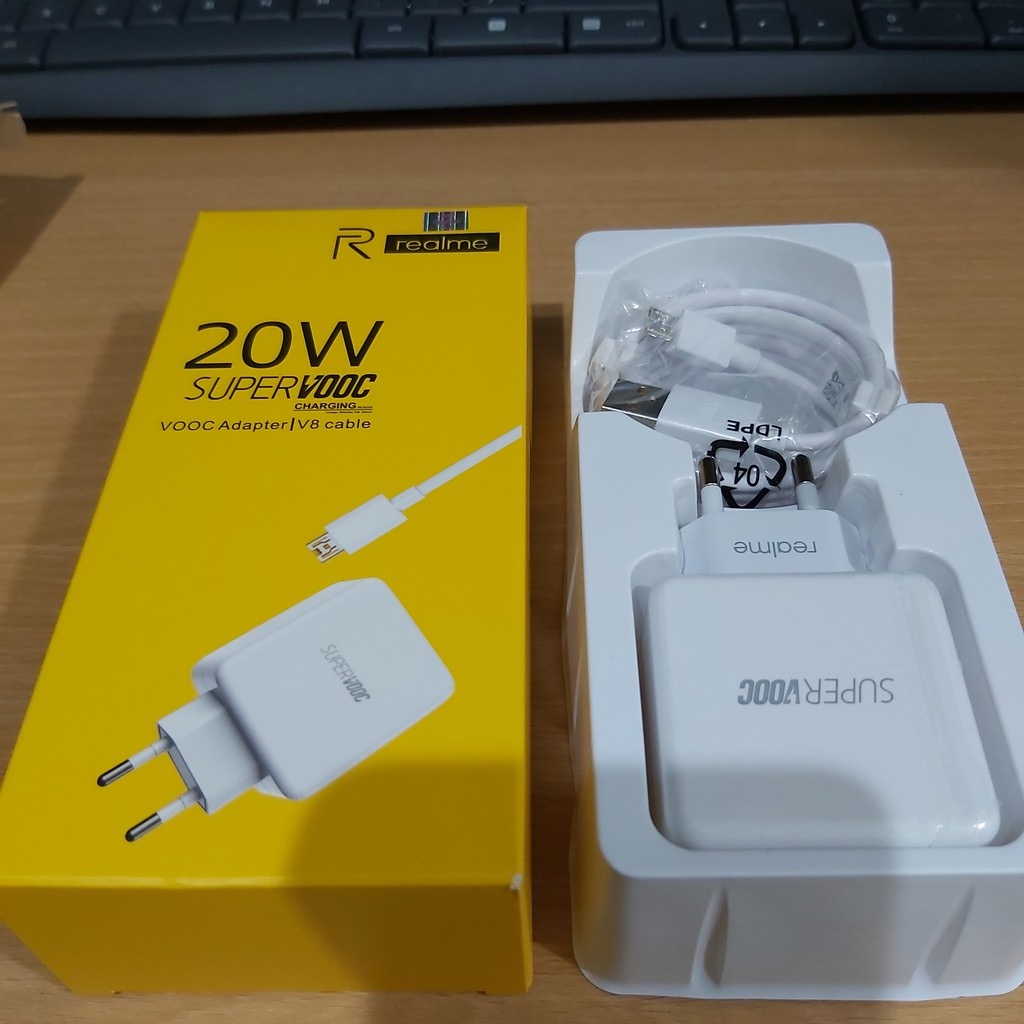 CHARGER REALME ORIGINAL MICRO USB FAST CHARGING 20W