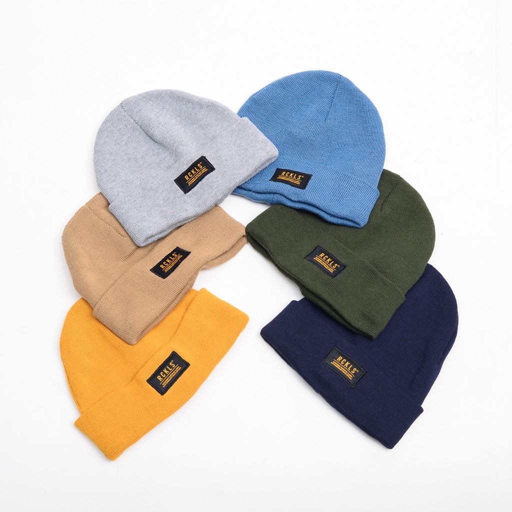 RCKLS. Topi Kupluk Pria Wanita | Double Rajut I Beanie Hat Hat High Quality