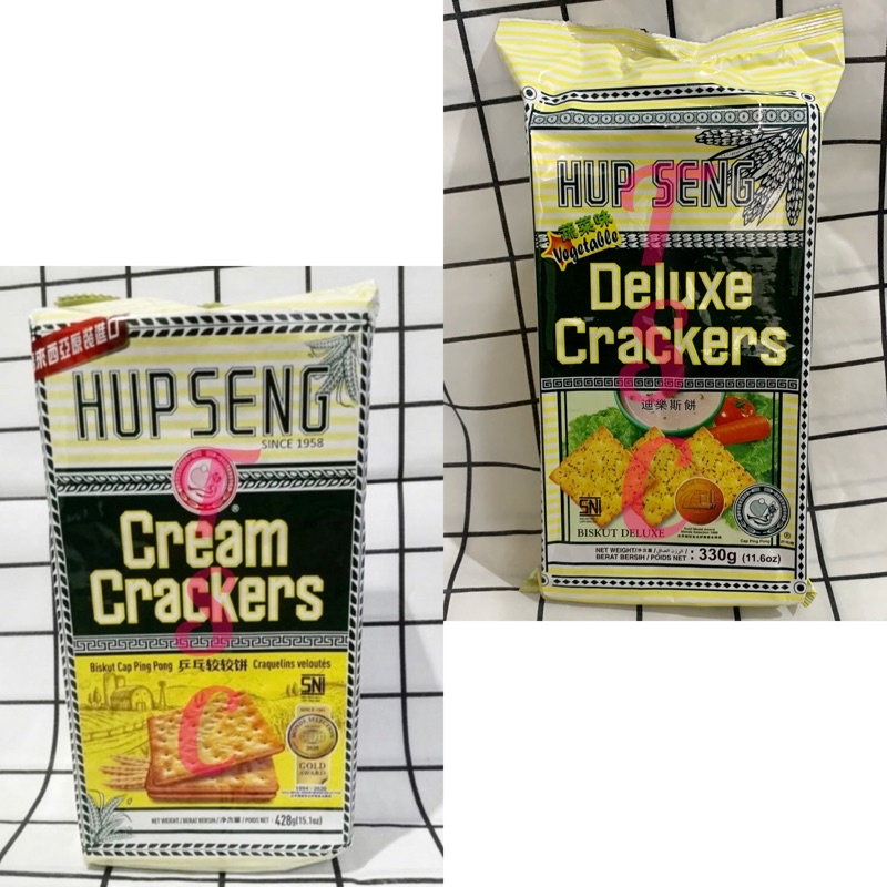 

Hup Seng Cream Cracker Hup Seng Asin Biskuit Hup Seng Asin HupSeng Cream Cracker / Hup Seng Deluxe Cracker / Vegetable