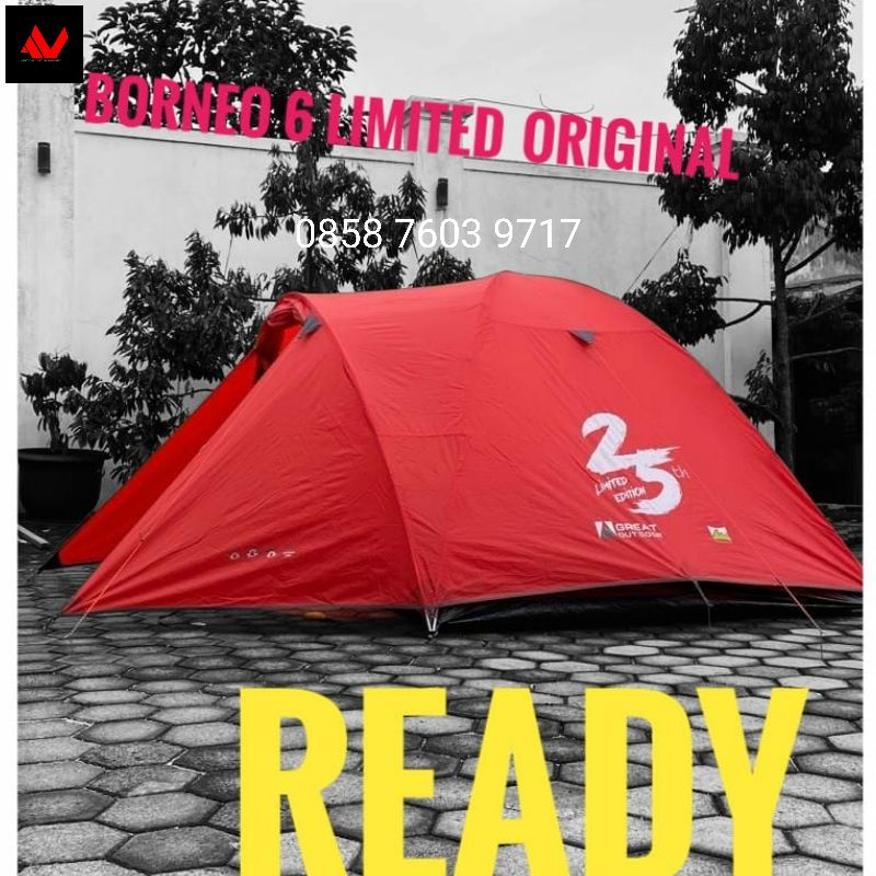 BORNEO 6 LIMITED EDITION | TENDA BORNEO 6 LIMITED EDITION | TENDA CAMPING | TENDA KELUARGA | TENDA M