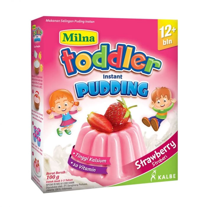 MILNA TODDLER INST PUDING STRW 100GR