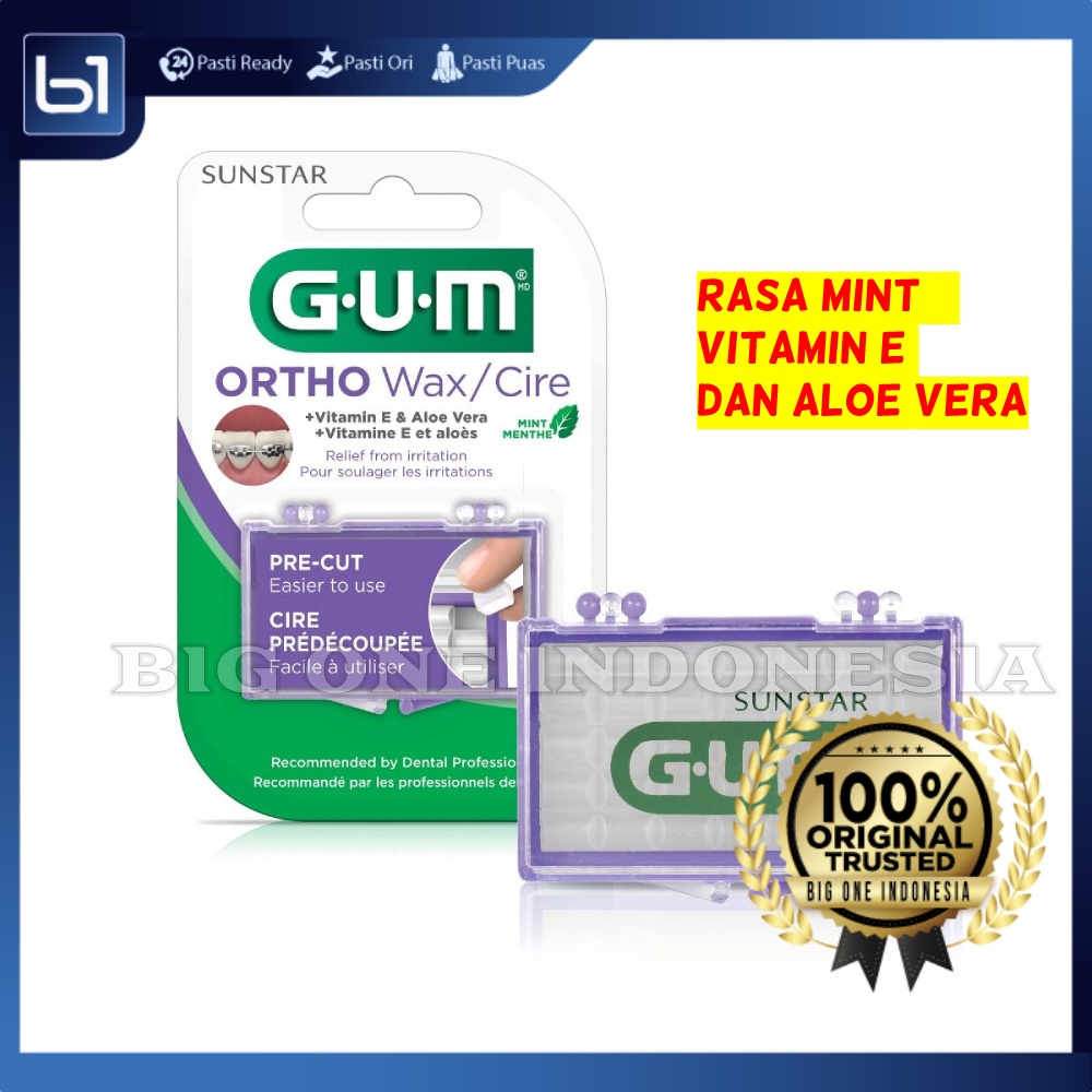 Jual GUM Orthodontic Wax Mint 724, Lilin Behel Gigi, Lilin Kawat Gigi