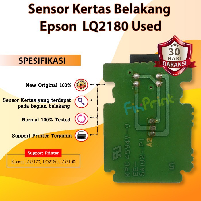 Sensor Kertas Epson LQ2180, Sensor Kertas Belakang Epson 2180, PE Sensor Belakang Printer LQ2190