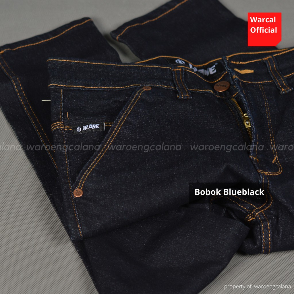 In One Jeans Saku Bobok Blueblack