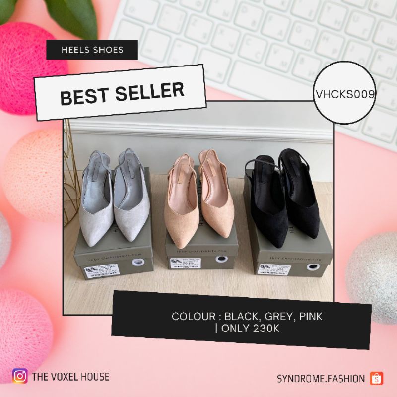 HEELS SHOES CK | SEPATU CK (VHCKS009) | SEPATU BRANDED