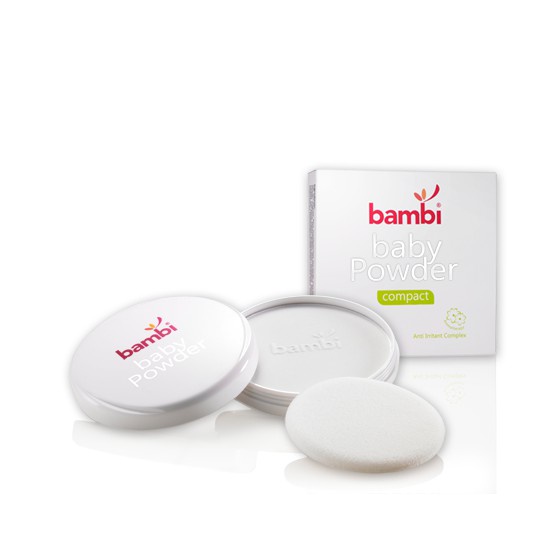 BAMBI Baby Compact Powder 40gr - Bedak Padat Compact Bayi 40gr Termurahh