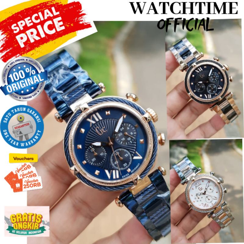 JAM TANGAN WANITA GC SUPER ARLOJI CEWEK GUESS COLLECTION
