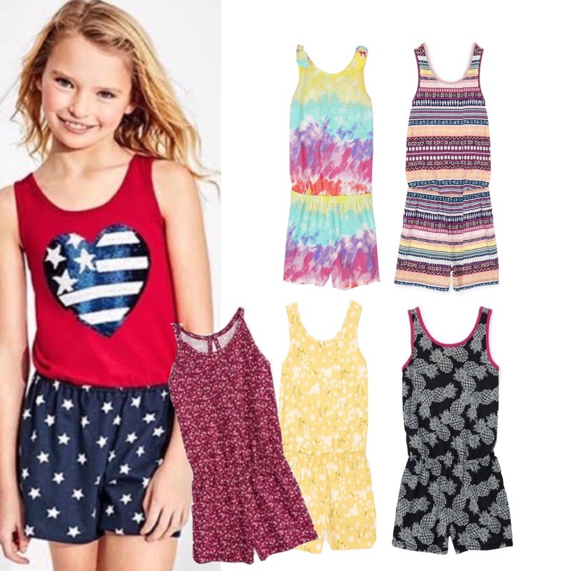Jumpsuit Anak Perempuan TCP 4-16Y